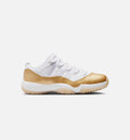 Air Jordan 11 Retro Low Mother's Day 女款运动鞋 | 白/金属金/队金配色