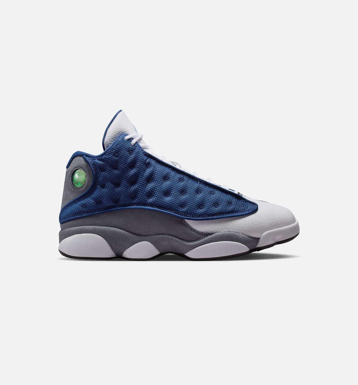 Air Jordan 13 Retro 海军蓝 男款生活方式运动鞋 - 深蓞大学蓝燧石灰白色