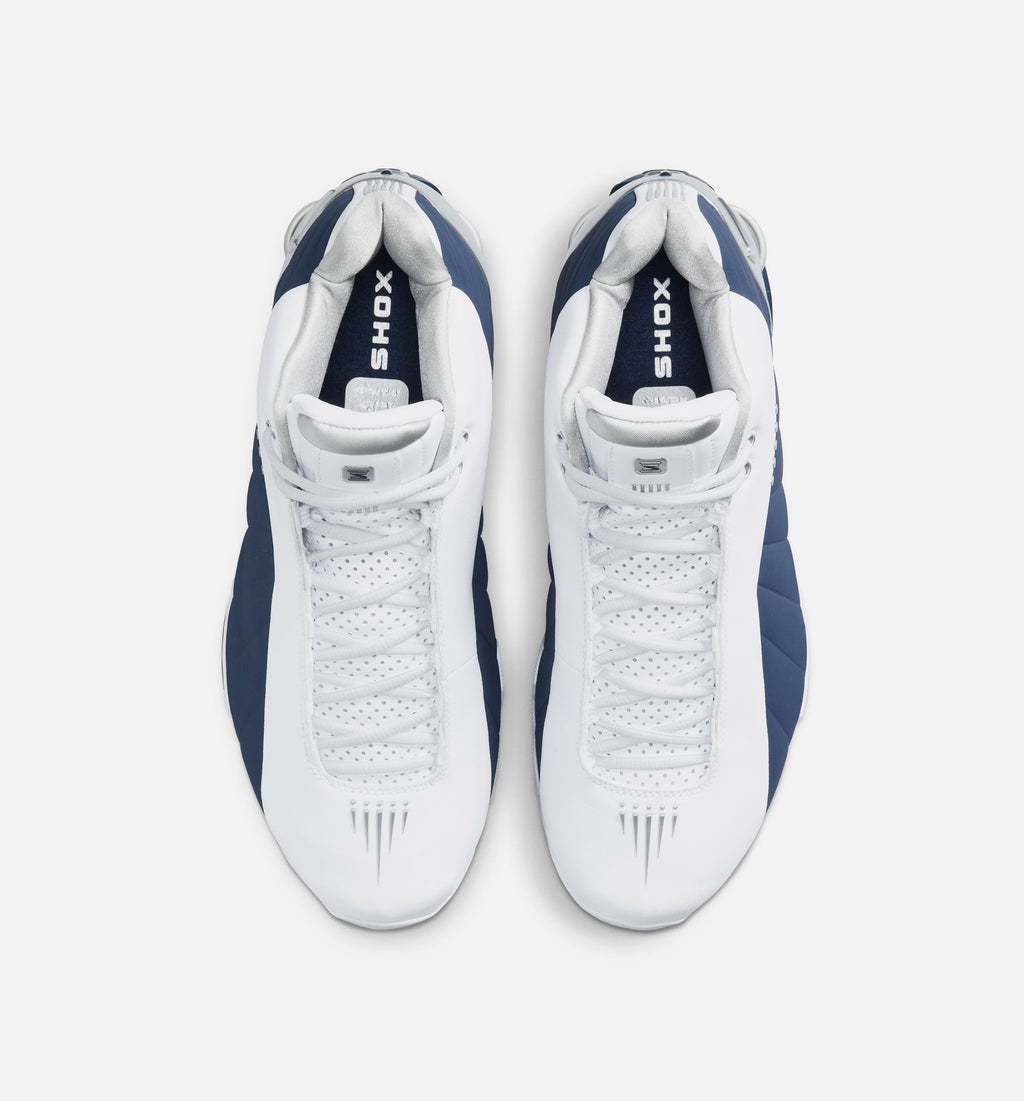 Shox BB4 Olympic 男款运动鞋 | 白/游桜蓝/金属銀配色