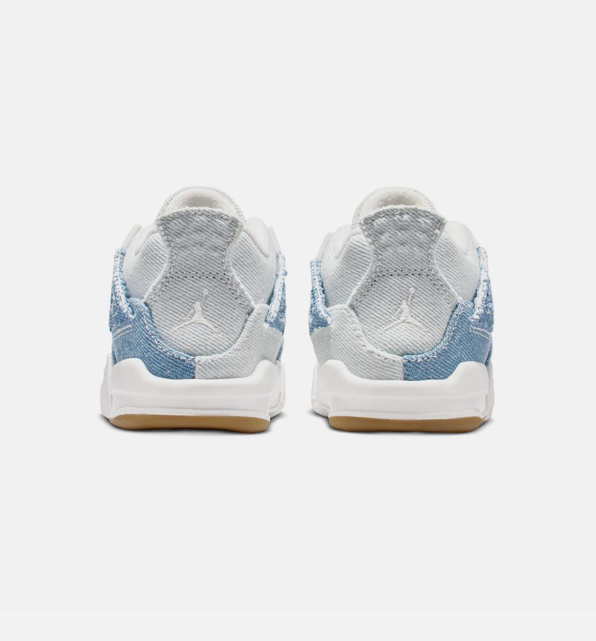 Air Jordan 4 Retro Worn Blue 婴幼儿运动鞋 | 帆白/旧蓝/金属金配色
