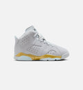 Air Jordan 6 Retro Pearl 小幼儿运动鞋 | 纯铂/冰河蓝/金属金配色
