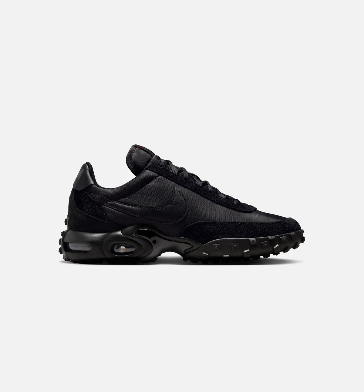Air Max Waffle Black and Anthracite 男款运动鞋 | 全黑极简配色