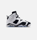 Air Jordan 6 Retro Black And White 大童运动鞋 | 黑/白配色