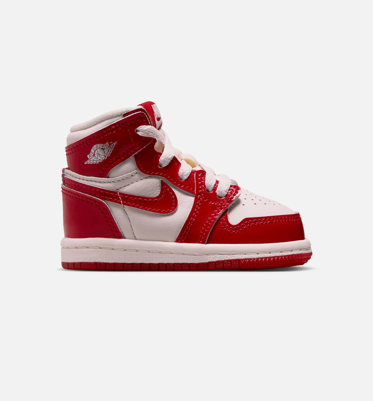 Air Jordan 1 Retro High OG Nails And Grails 婴幼儿高帮运动鞋 | 大学红 x 金属银