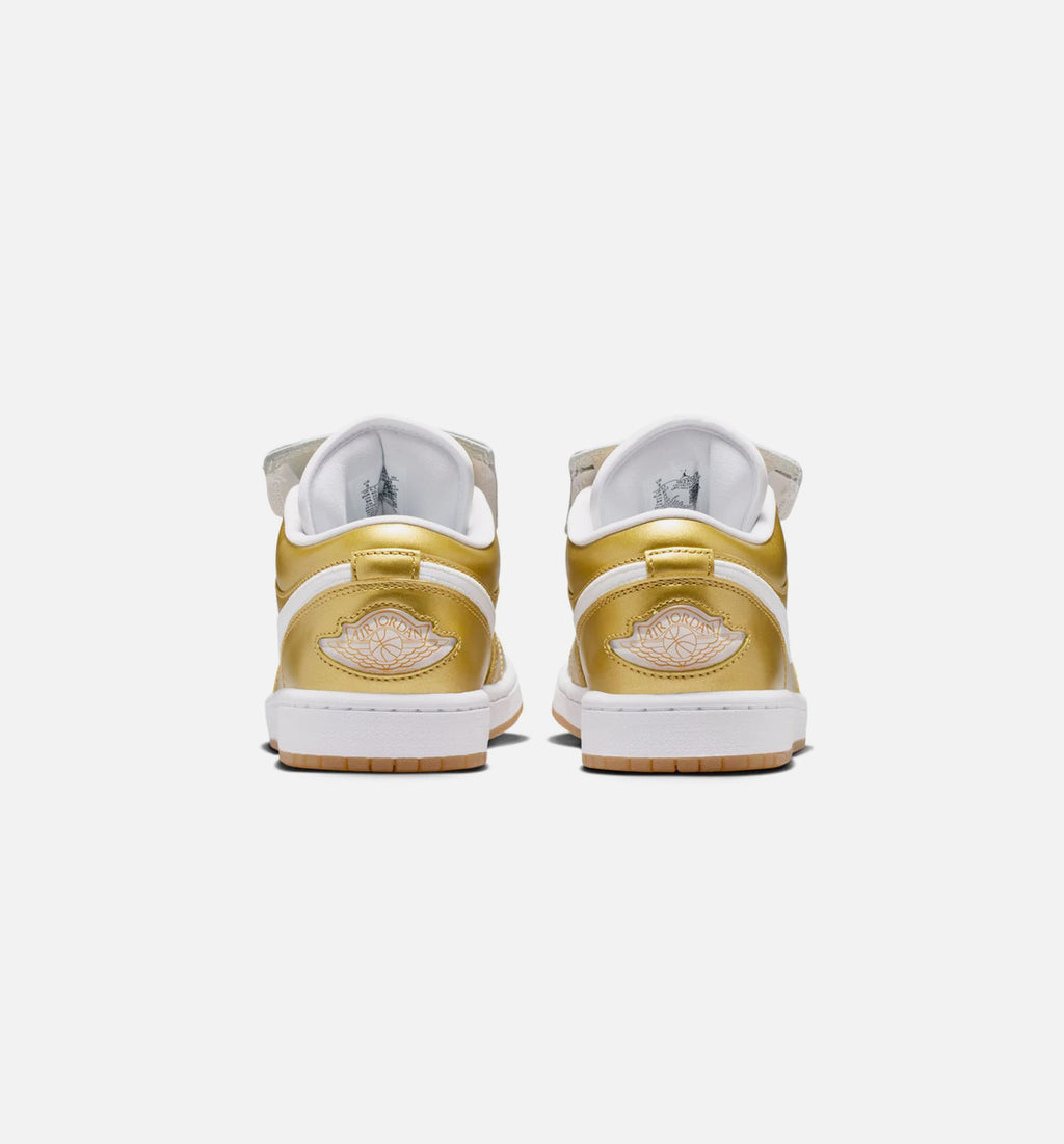 Air Jordan 1 Low 女款运动鞋 | 金/白/糖黄配色