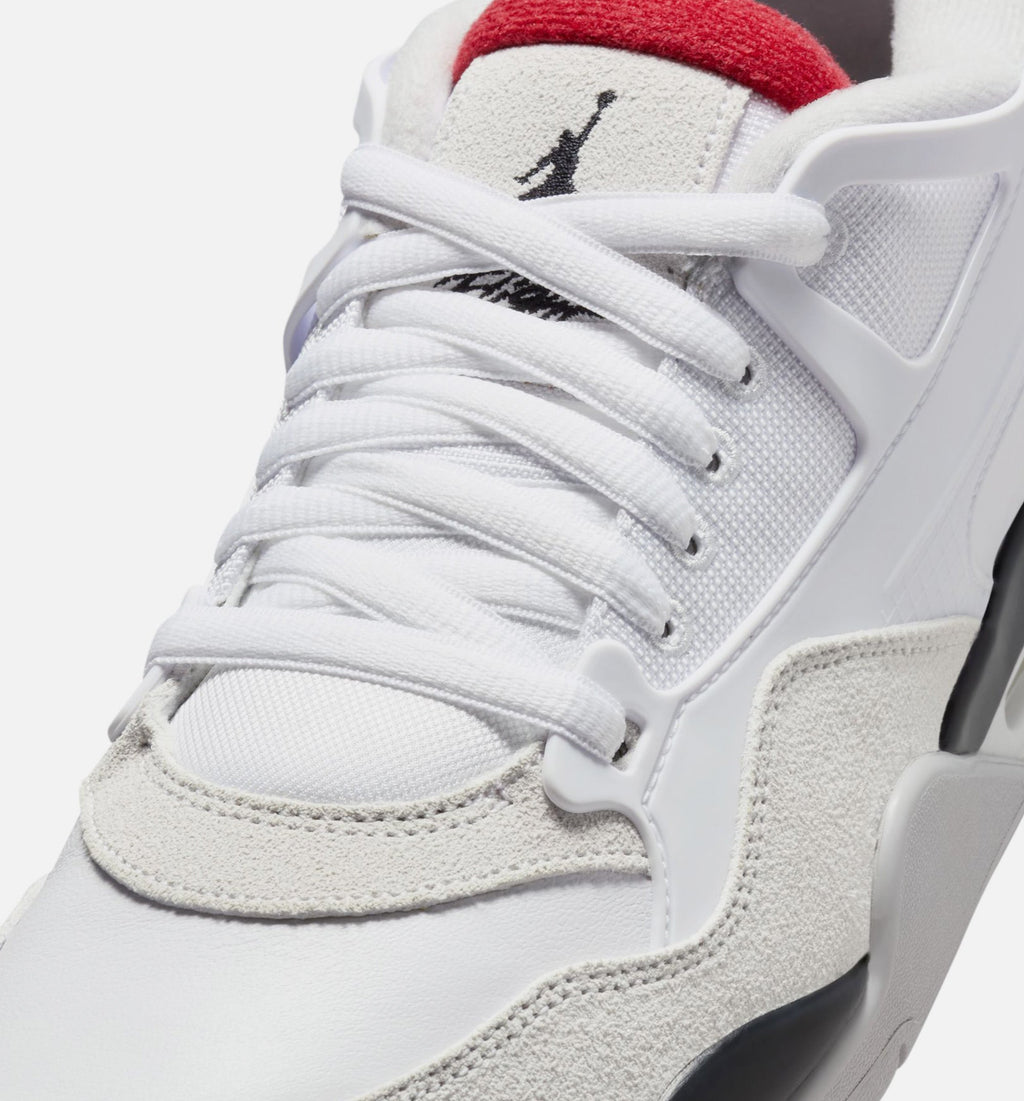 Air Jordan 4 RM 男款运动鞋 | 白/黑/中性灰/大学红配色