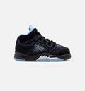 Air Jordan 5 Retro Black Carolina 婴幼儿运动鞋 | 黑/大学蓝/白配色