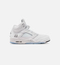 Air Jordan 5 Retro OG White Metallic 男款运动鞋 | 白/金属銀/黑配色