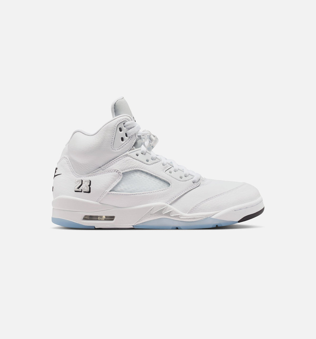 Air Jordan 5 Retro OG White Metallic 男款运动鞋 | 白/金属銀/黑配色