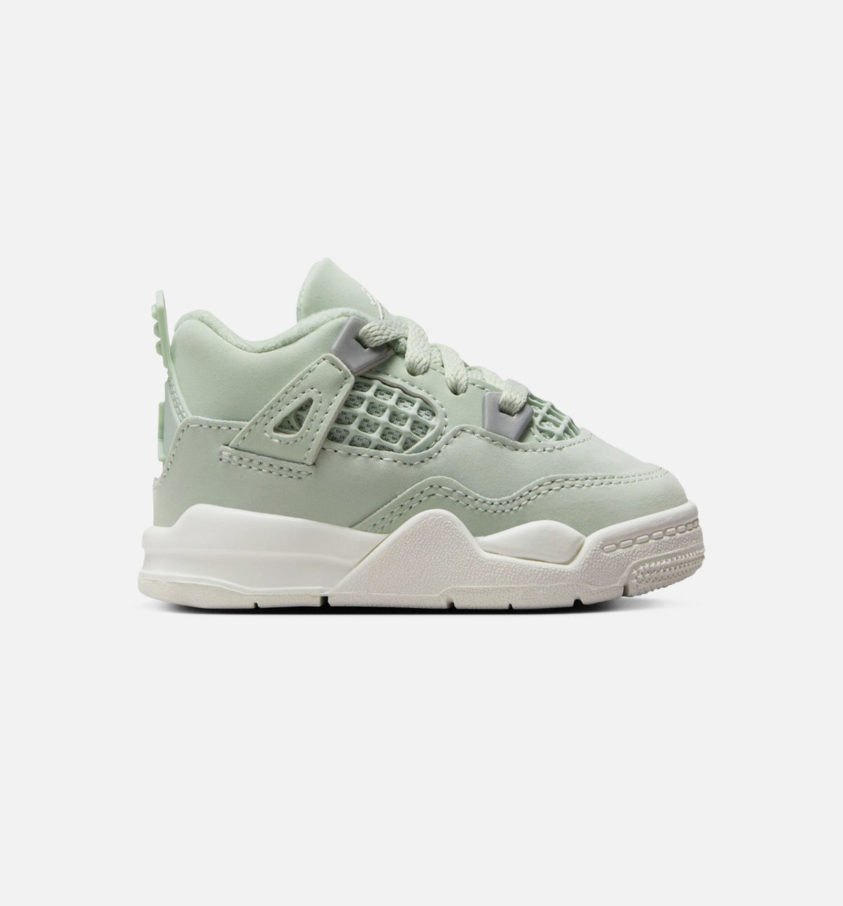 Air Jordan 4 Retro Abundance 婴幼儿运动鞋 | 海沼绿/帆白/金属银配色