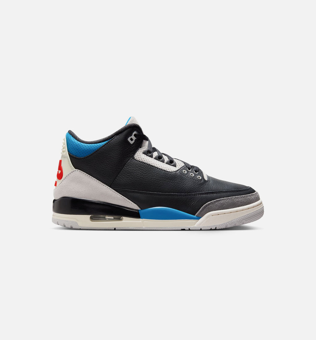 Air Jordan 3 Retro OG Rare Air 男款运动鞋 | 黑/智利红/中性灰配色