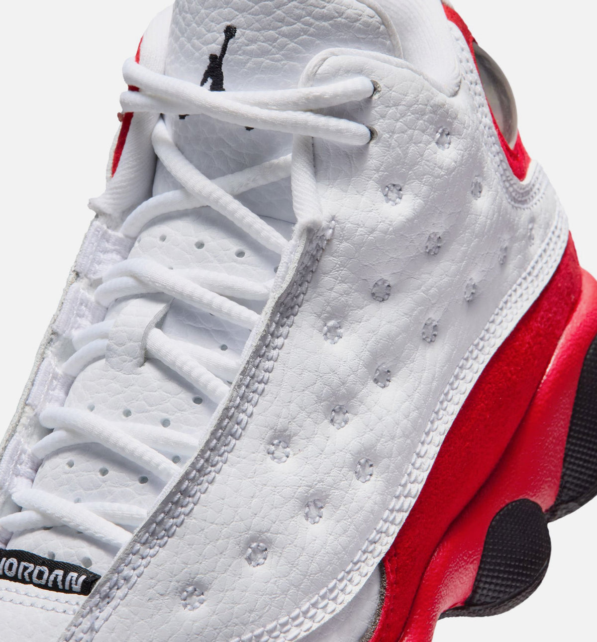 Air Jordan 13 Retro White and University Red 小幼儿运动鞋 | 白/黑/真红配色