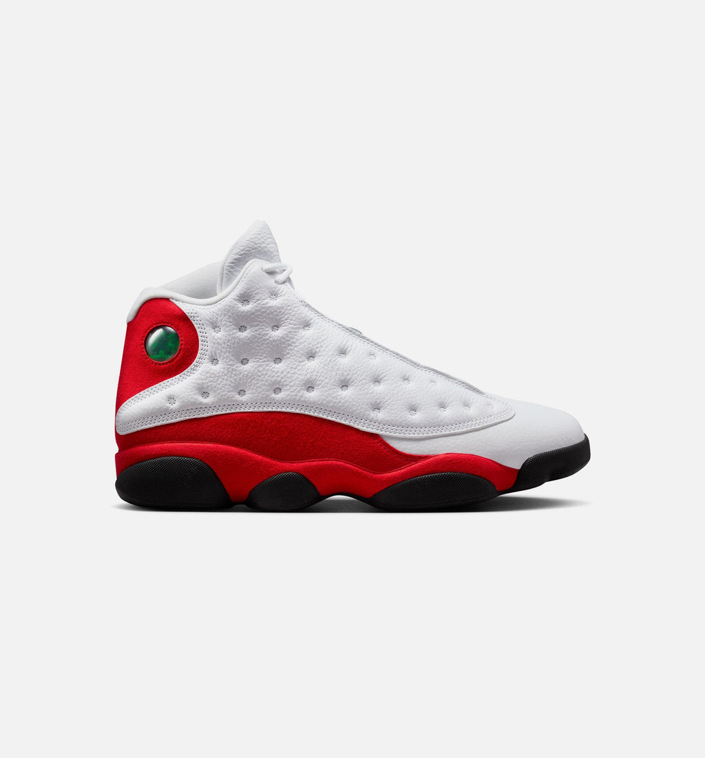 Air Jordan 13 Retro 男款生活方式运动鞋 - 白色黑色真红