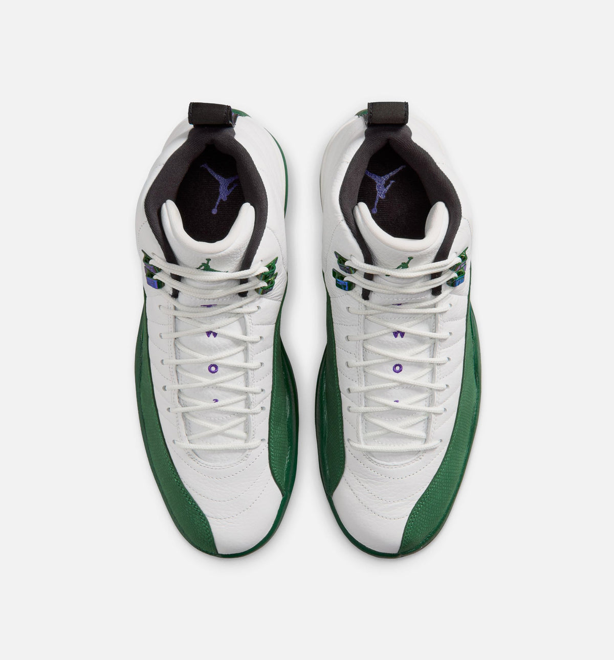 Air Jordan 12 Retro Idols Become Rivals Men's Lifestyle Shoe | Summit White/Gorge Green/Fierce Purple