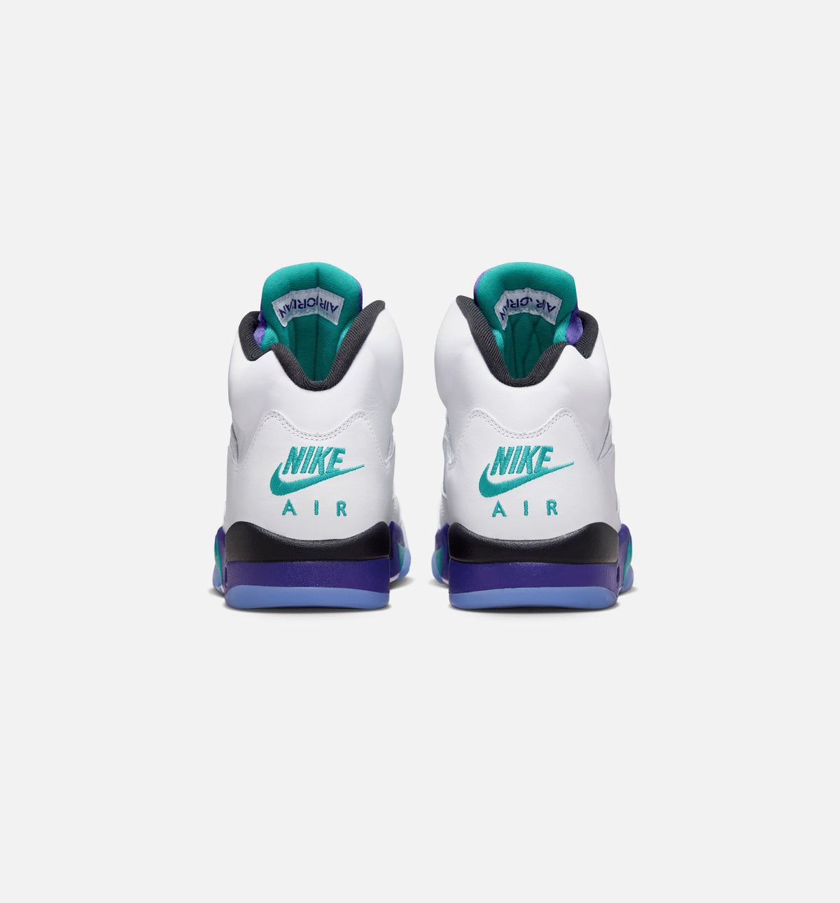 Air Jordan 5 Retro Grape 男款运动鞋 | 白/翰绿/葡萄冰/黑配色