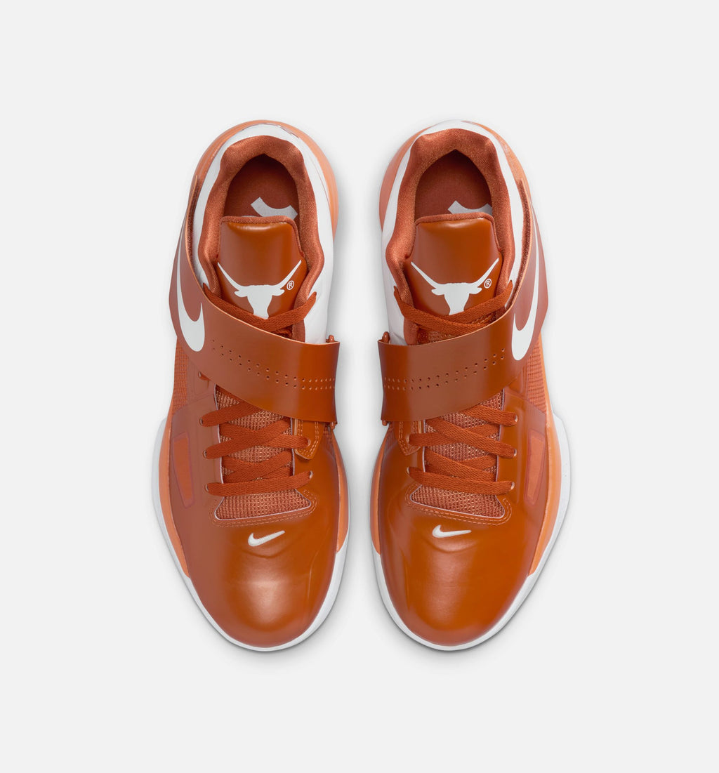 Zoom KD 4 Texas Longhorns 男款运动鞋 | 沙漠橙/白配色
