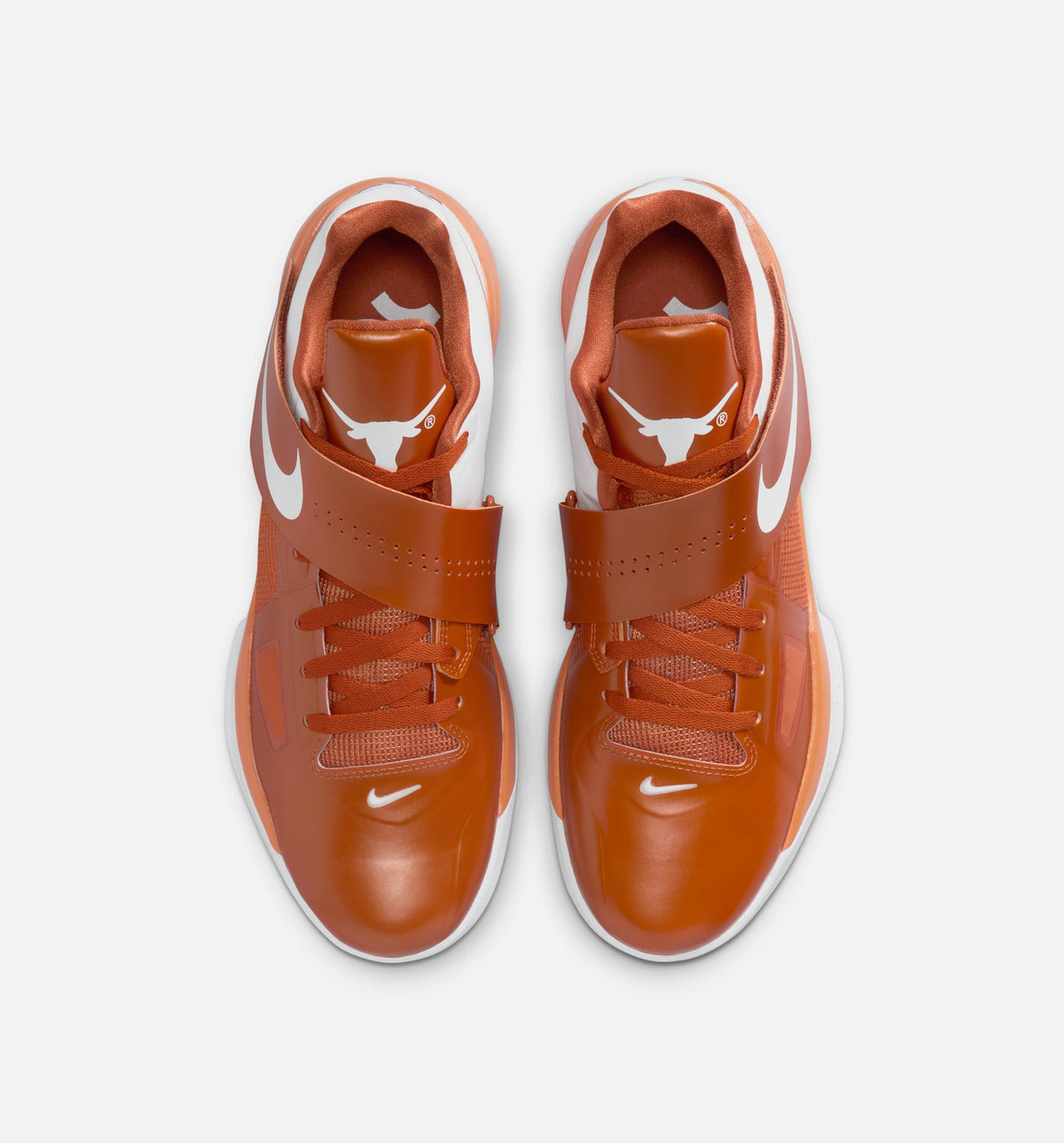 Zoom KD 4 Texas Longhorns 男款运动鞋 | 沙漠橙/白配色