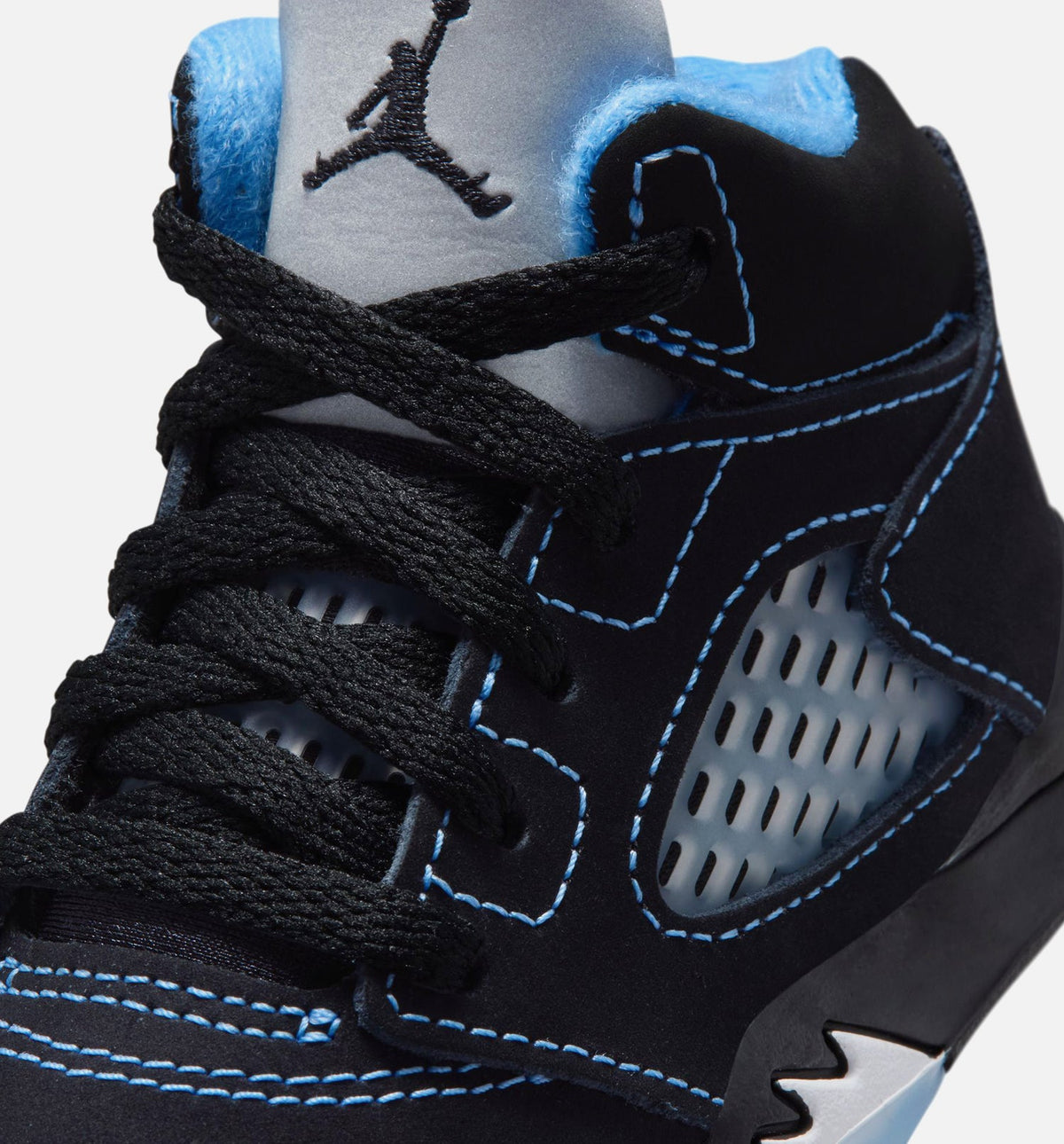 Air Jordan 5 Retro Black Carolina 婴幼儿运动鞋 | 黑/大学蓝/白配色