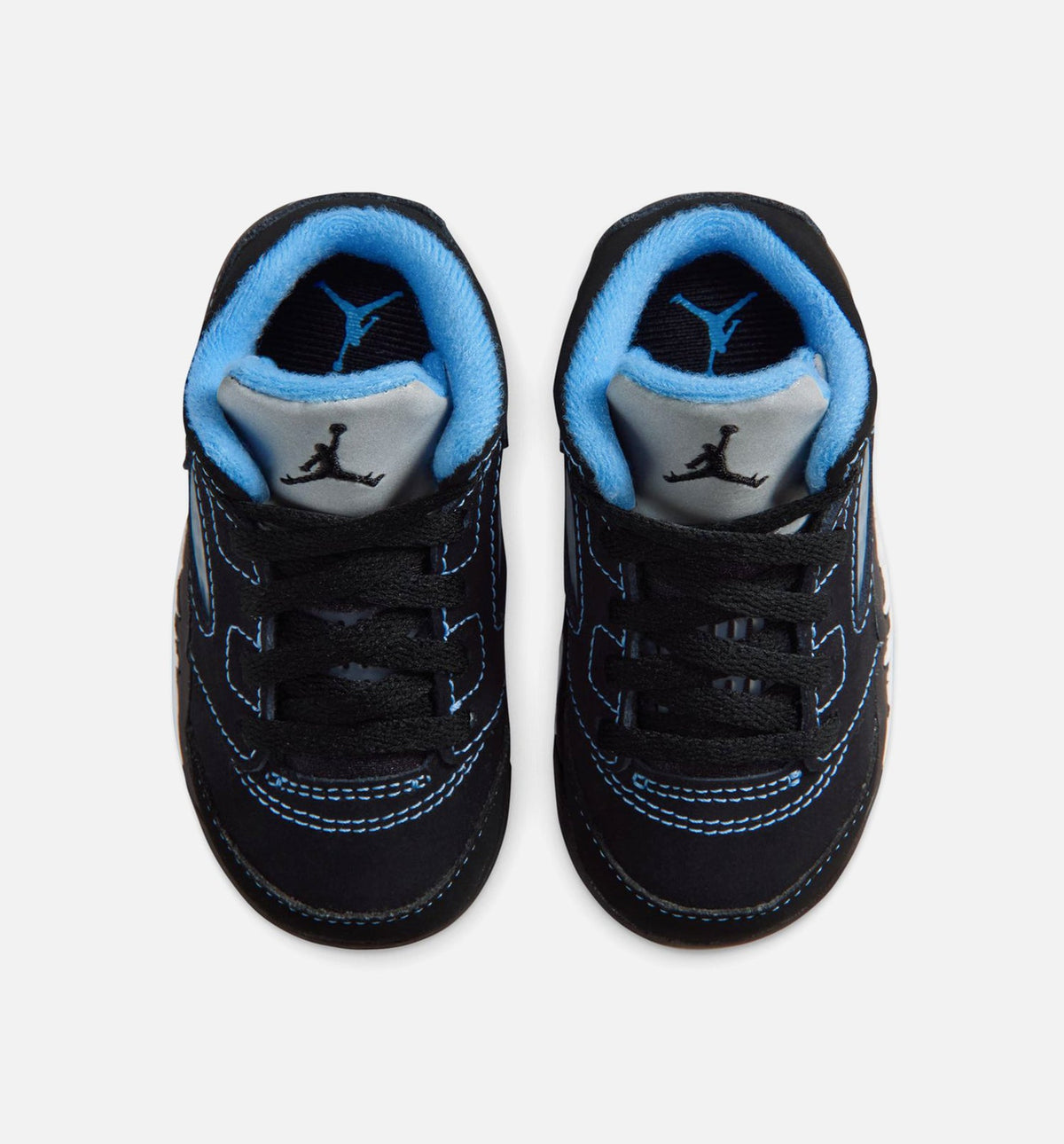 Air Jordan 5 Retro Black Carolina 婴幼儿运动鞋 | 黑/大学蓝/白配色