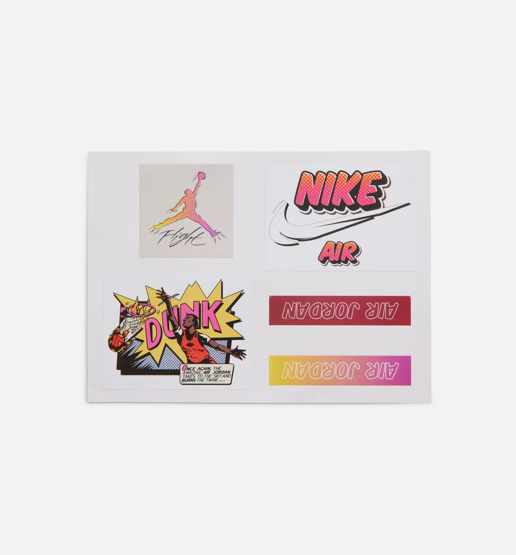 Air Jordan 4 Retro Comic 男款运动鞋 | 白/火粉/烟灰配色