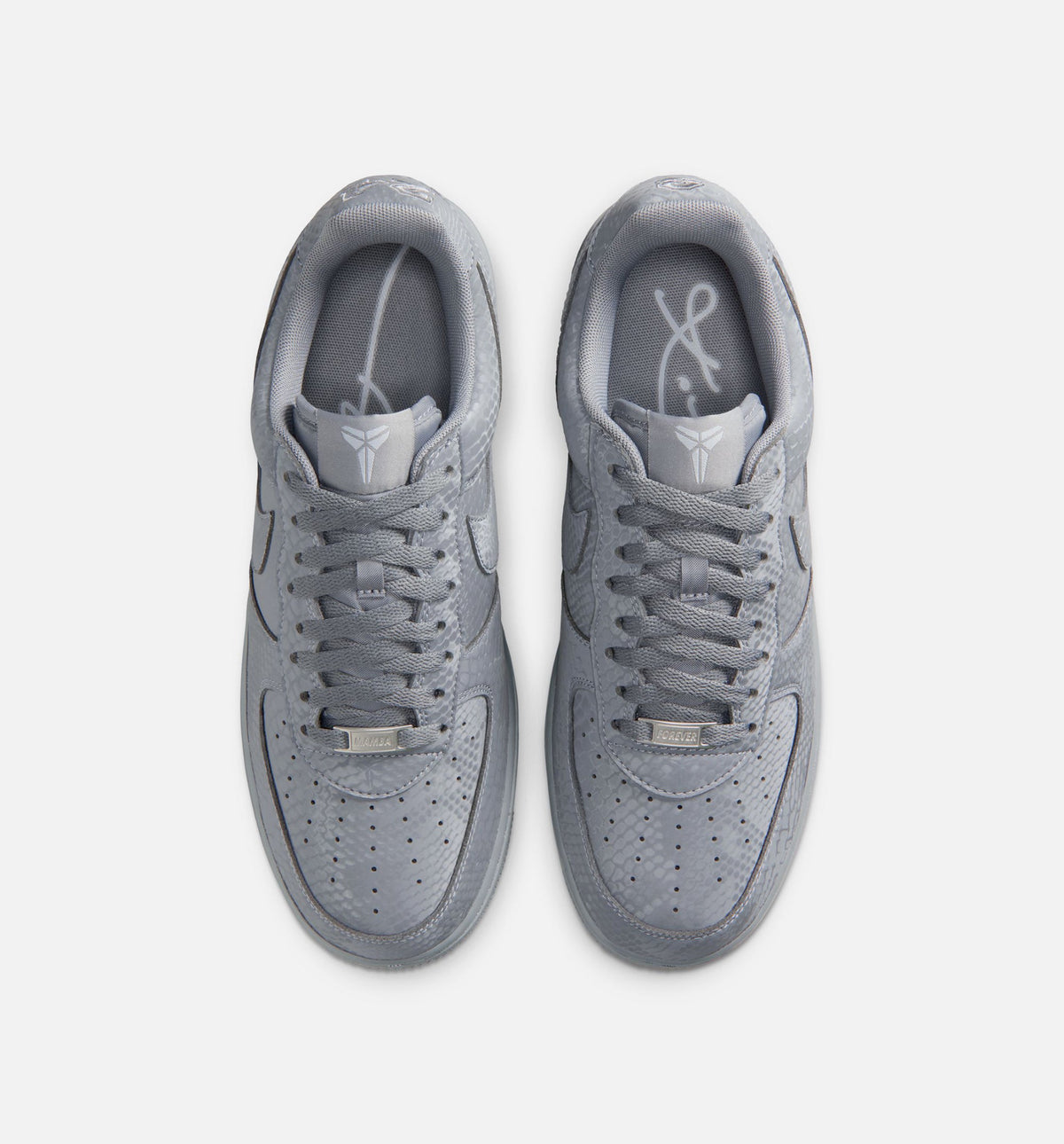 Kobe Air Force 1 Low Cool Grey 男款运动鞋 | 冷灰/狼灰配色