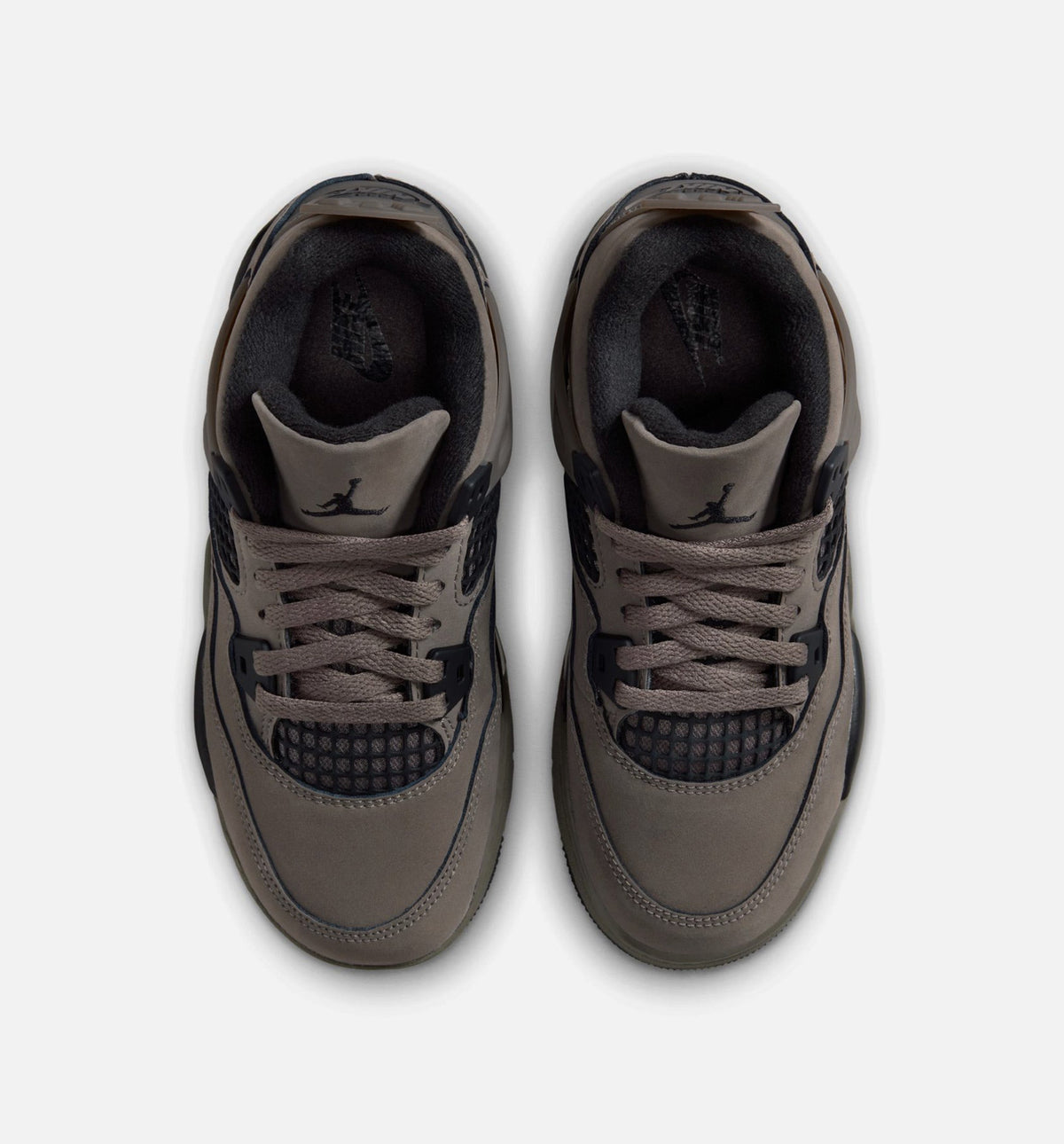 Air Jordan 4 Retro Cave Stone And Black 小幼儿运动鞋 | 洞石/黑/月粒配色