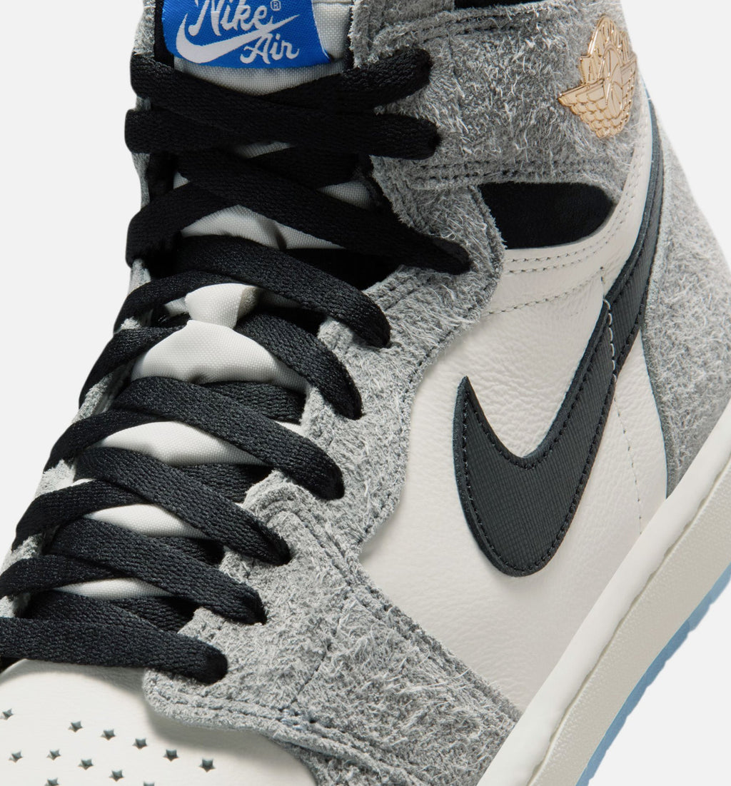 Air Jordan 1 Retro High OG Cool Grey 男款生活方式运动鞋 - 冷灰黑色皇家蓝白色