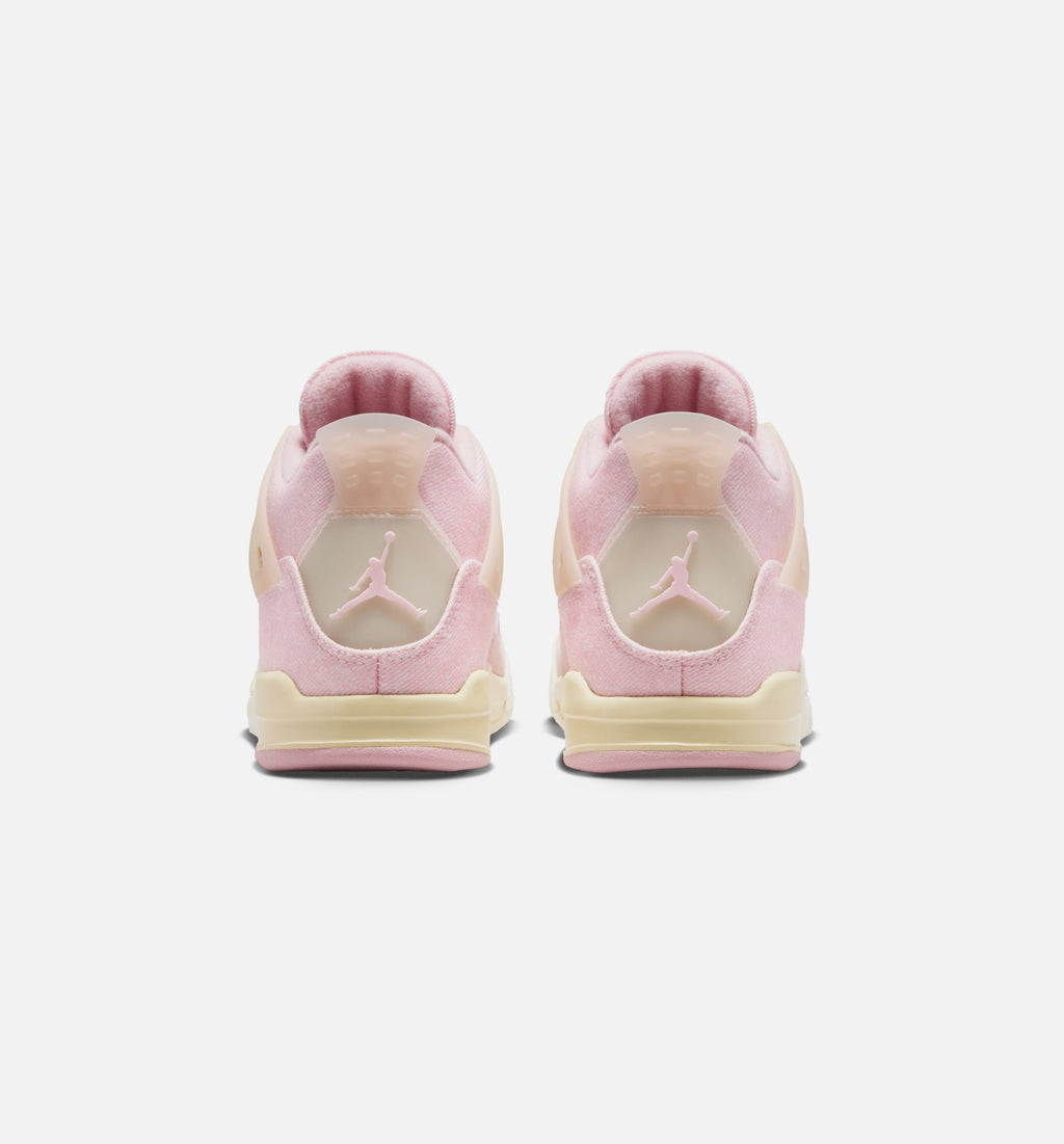 Air Jordan 4 Retro Pink Pearl And Iced Carmine 小幼儿运动鞋 | 珍珠粉/冰红/水蝥白配色