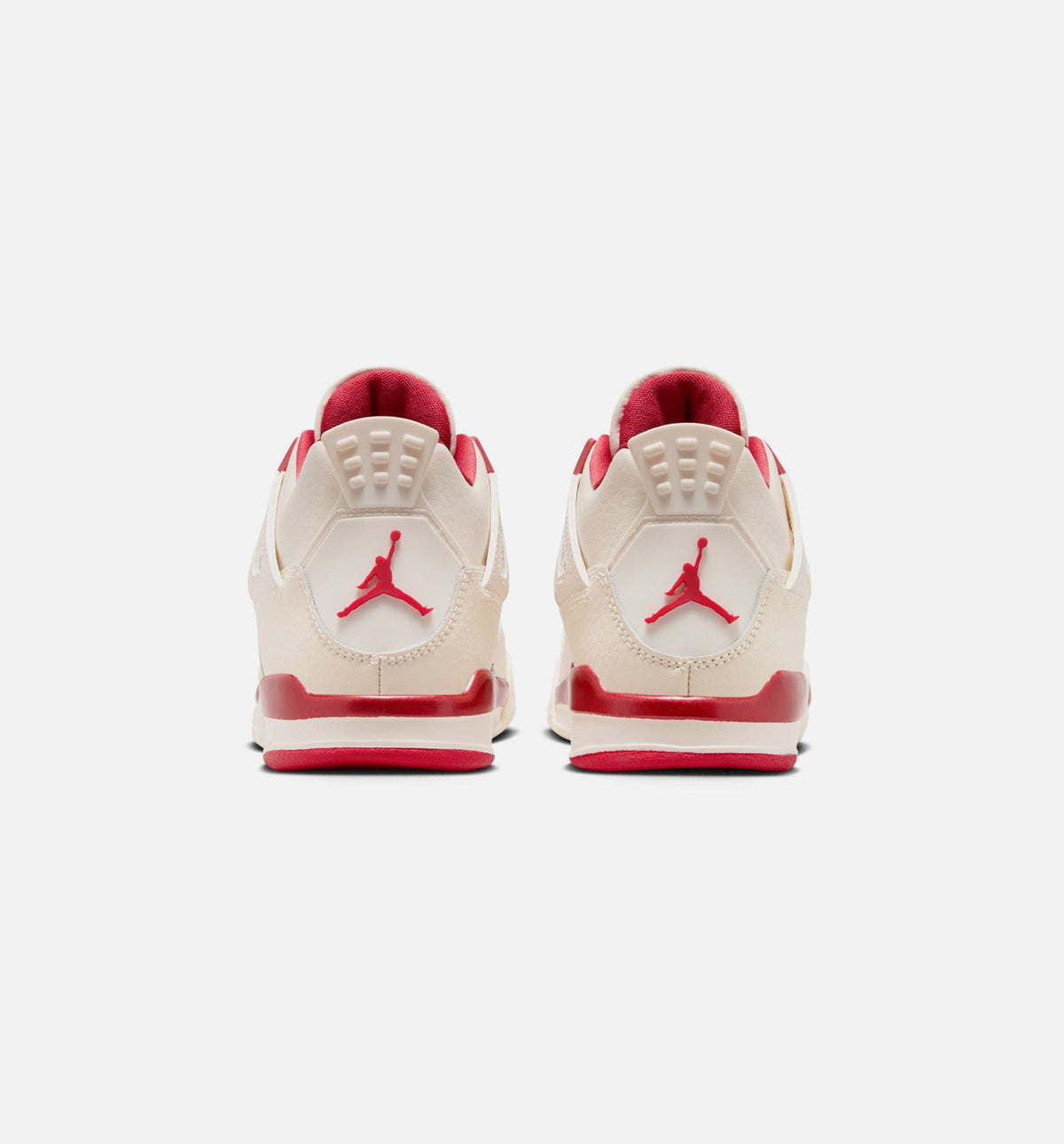 Air Jordan 4 Retro Valentine's Day 小幼儿运动鞋 | 淡象牙/山茨红/深红配色