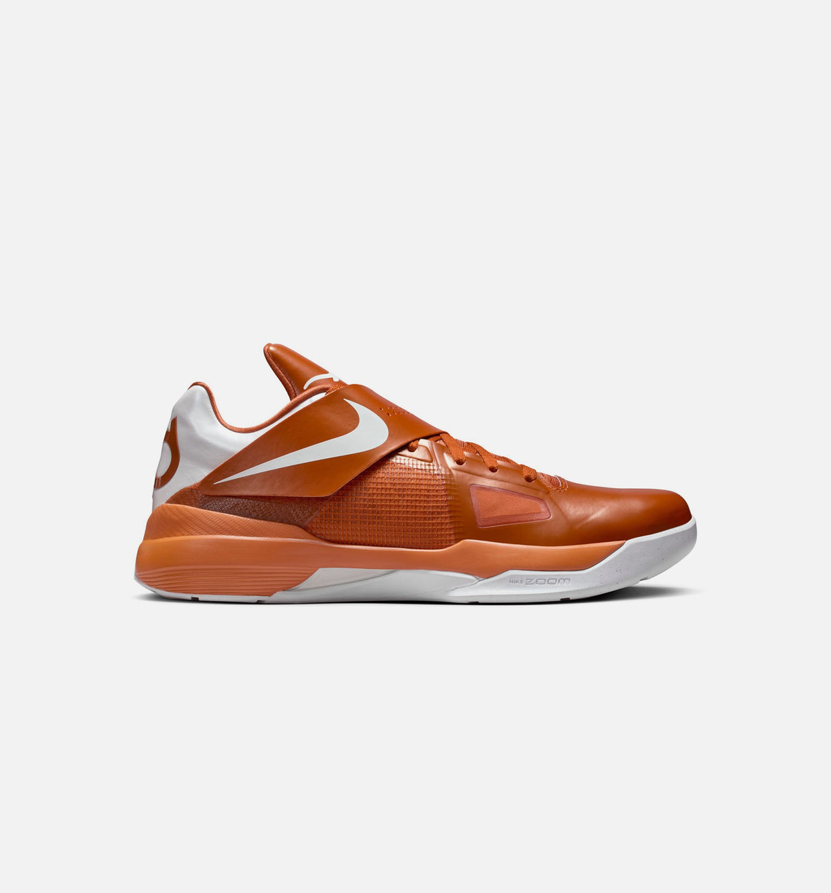 Zoom KD 4 Texas Longhorns 男款运动鞋 | 沙漠橙/白配色