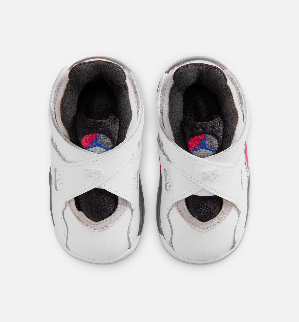 Air Jordan 8 Retro 婴幼儿生活方式运动鞋 - 白色黑色红色