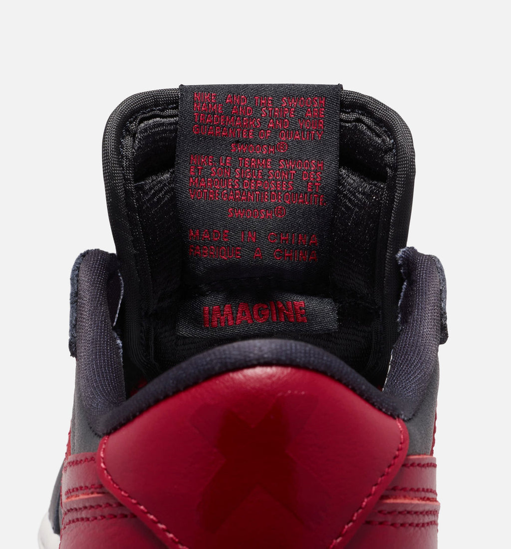 Air Jordan 1 Retro Low OG Banned 大童低帮运动鞋 | 黑/全成红/白配色