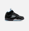 Air Jordan 5 Retro Black Carolina 小幼儿运动鞋 | 黑/大学蓝/白配色