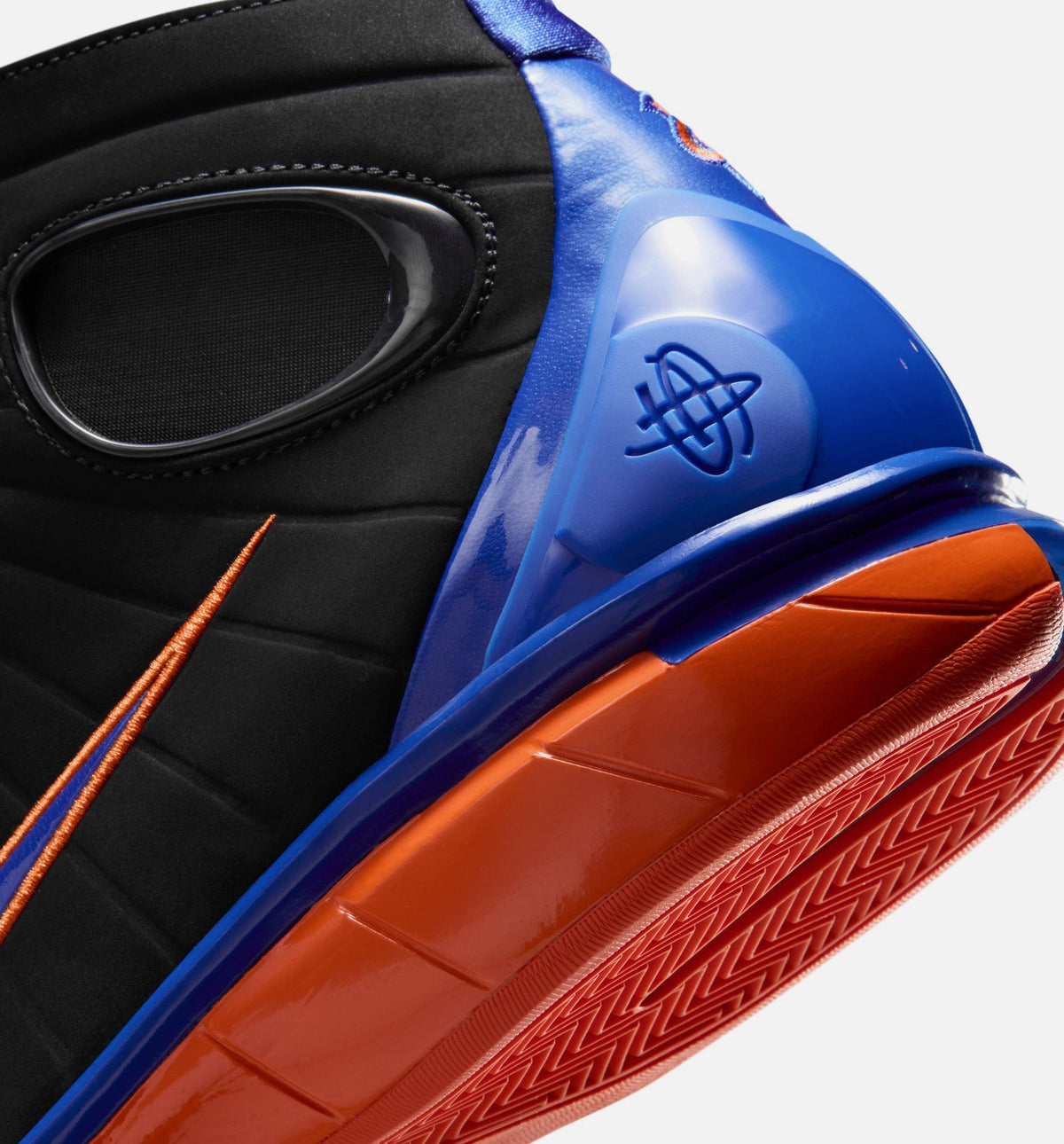 Air Zoom Huarache 2K4 Penny Hardaway Men's Basketball Shoe | Black/Varsity Royal/Safety Orange