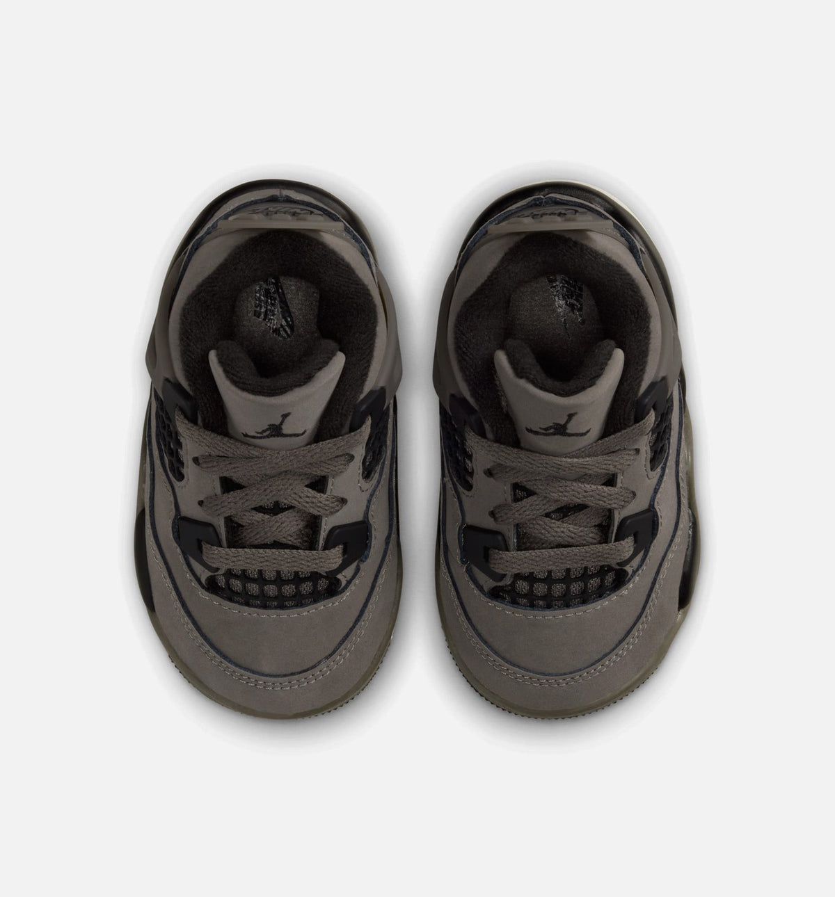 Air Jordan 4 Retro Cave Stone And Black 婴幼儿运动鞋 | 洞石/黑/月粒配色