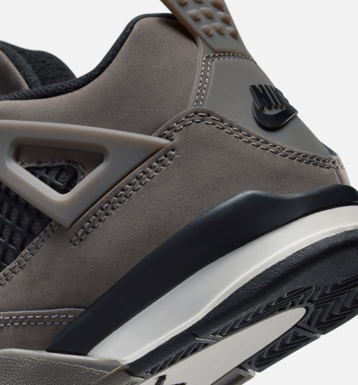 Air Jordan 4 Retro Cave Stone And Black 小幼儿运动鞋 | 洞石/黑/月粒配色