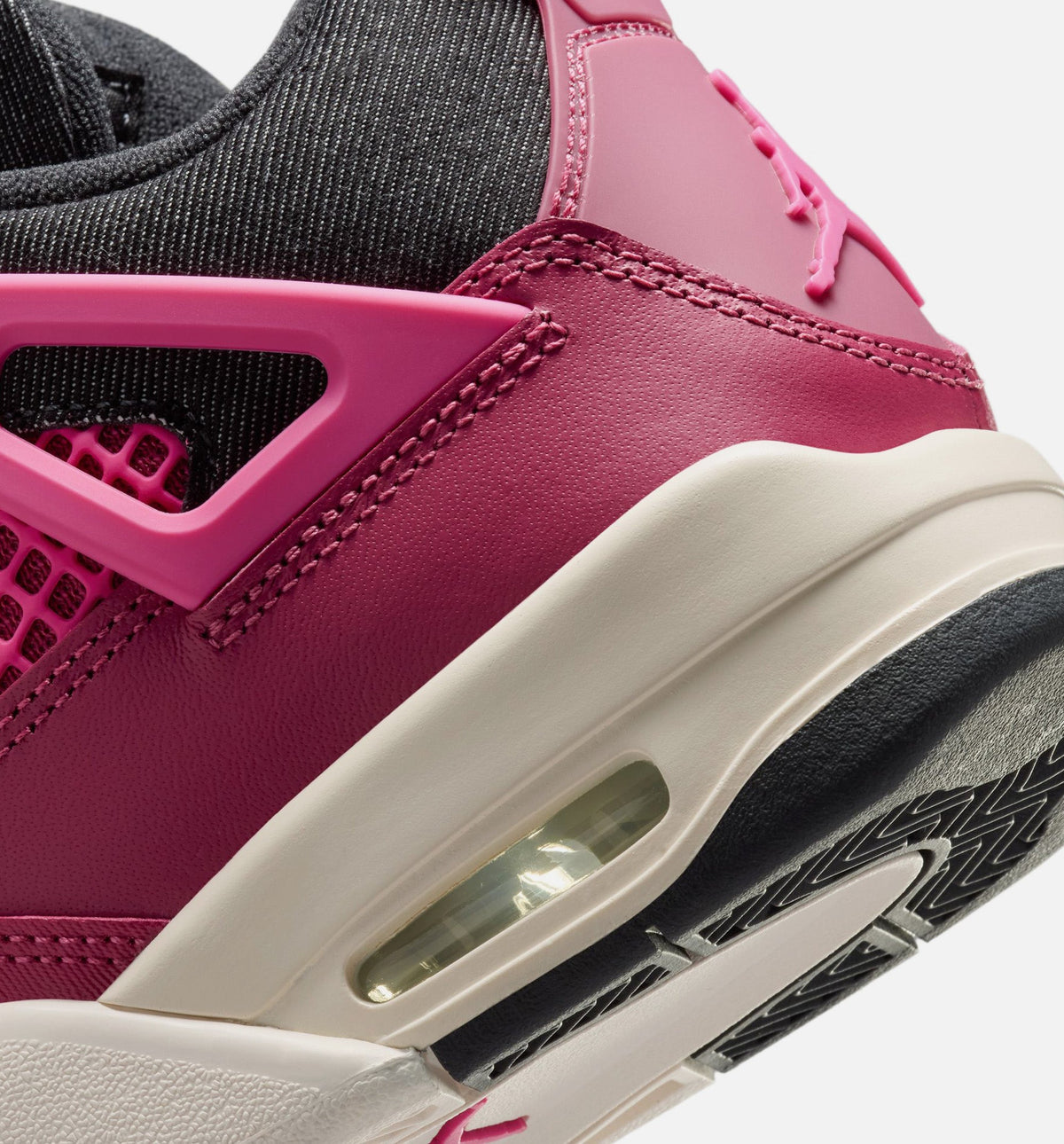 Air Jordan 4 Retro She's A Star 大童运动鞋 | 甘蔗红/荷山粉/深灰/粉白配色