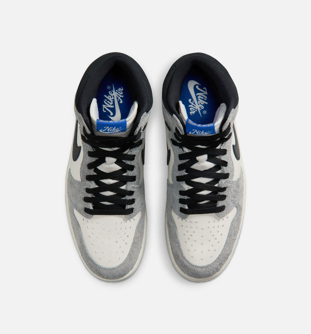 Air Jordan 1 Retro High OG Cool Grey 男款生活方式运动鞋 - 冷灰黑色皇家蓝白色