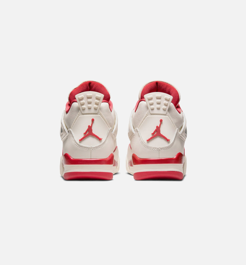 Air Jordan 4 Retro Valentine's Day 女款运动鞋 | 淡象牙/山茨红/深红配色