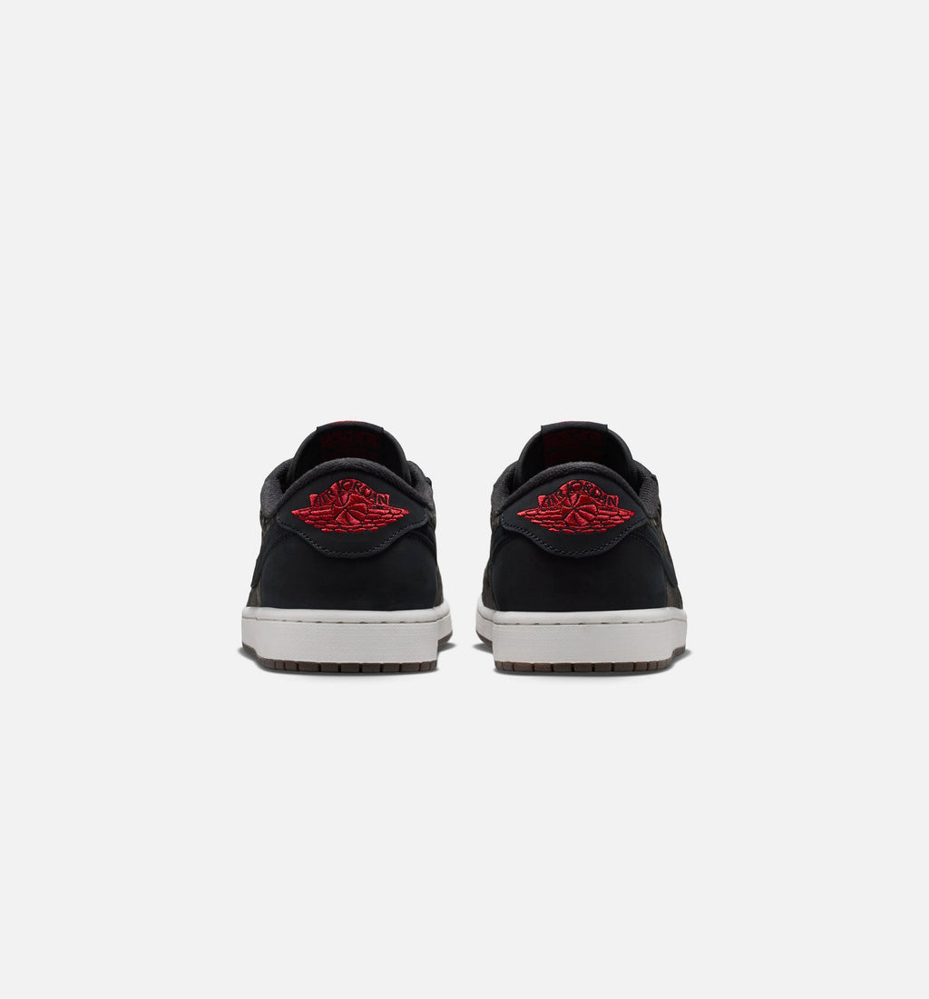 Air Jordan 1 Retro Low OG Laser Black And Varsity Red 男款低帮运动鞋 | 黑/全成红/白配色