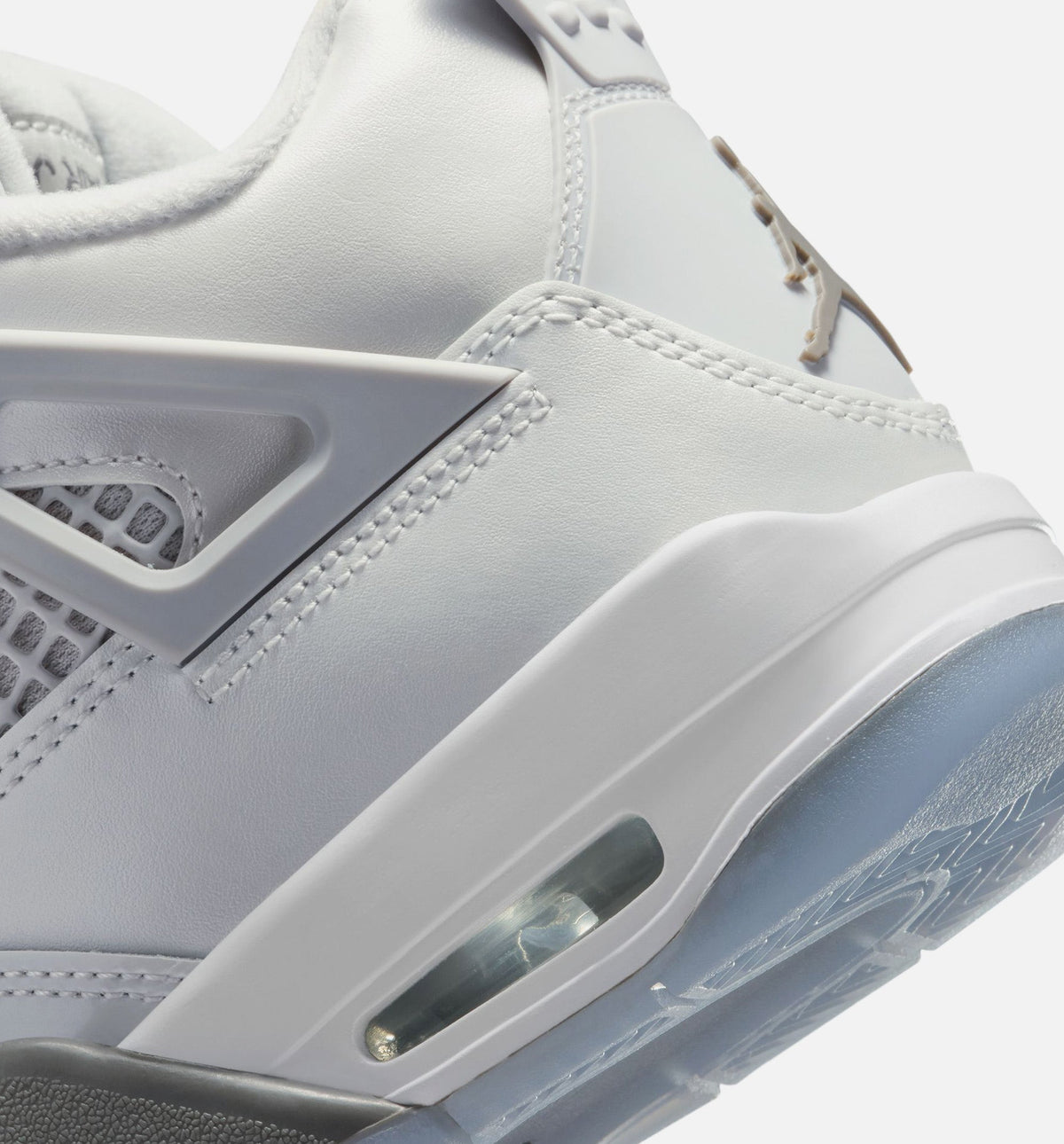 Air Jordan 4 Retro Blue Chill 大童运动鞋 | 光子灰/冷蓝/白/蓝色配色
