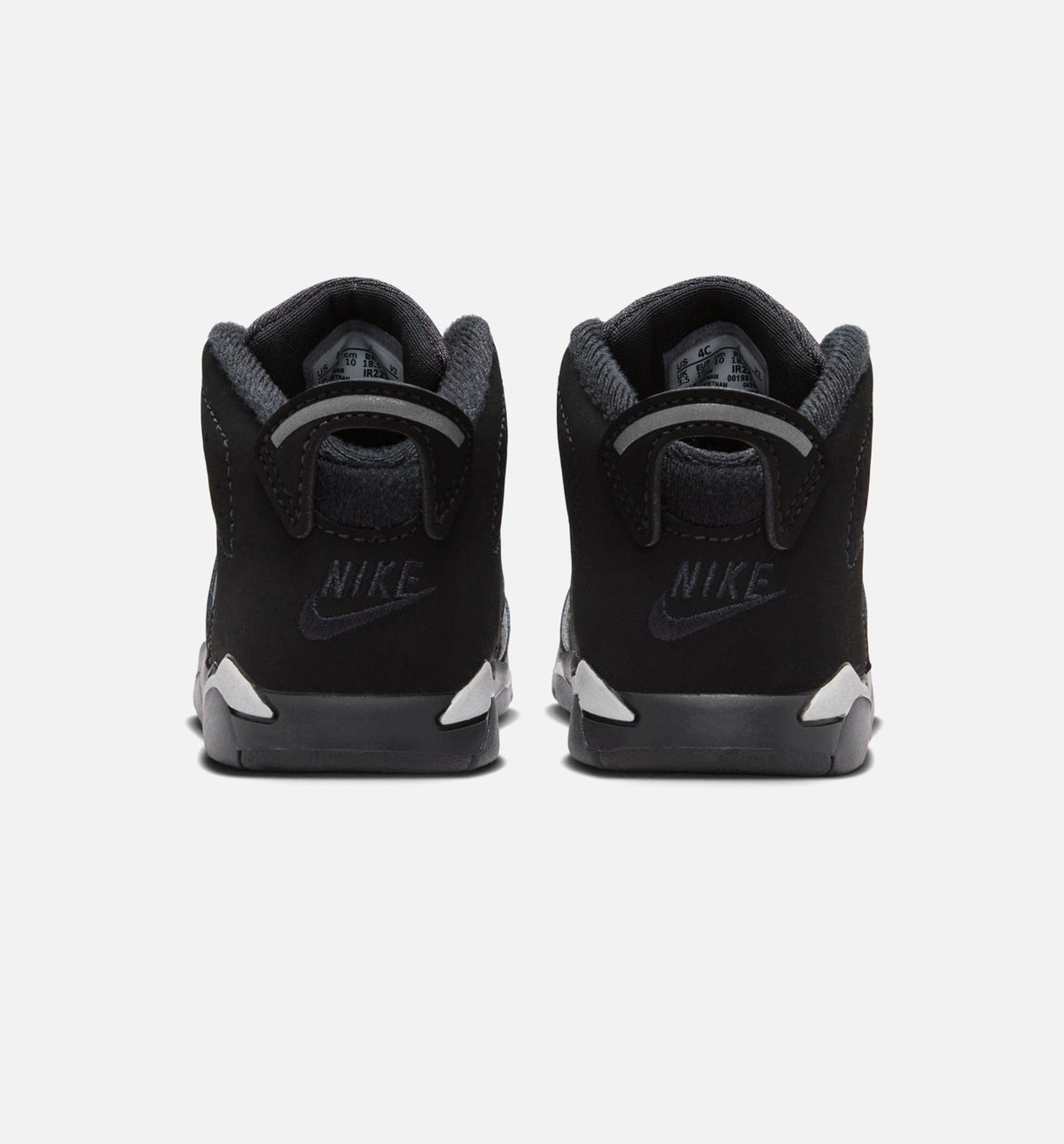 Air Jordan 6 Cap & Gown 婴幼儿运动鞋 | 黑/反光銀配色