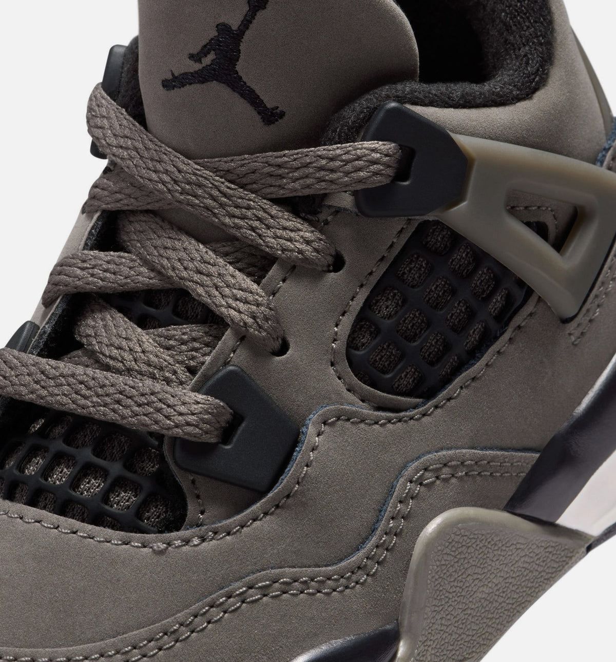 Air Jordan 4 Retro Cave Stone And Black 婴幼儿运动鞋 | 洞石/黑/月粒配色