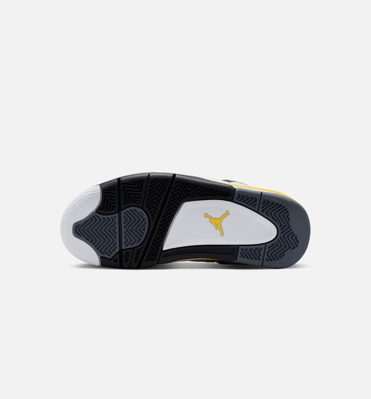 Air Jordan 4 Retro Rare Air Tour Yellow 大童运动鞋 | 白/深蓝灰/黑/巡回黄配色