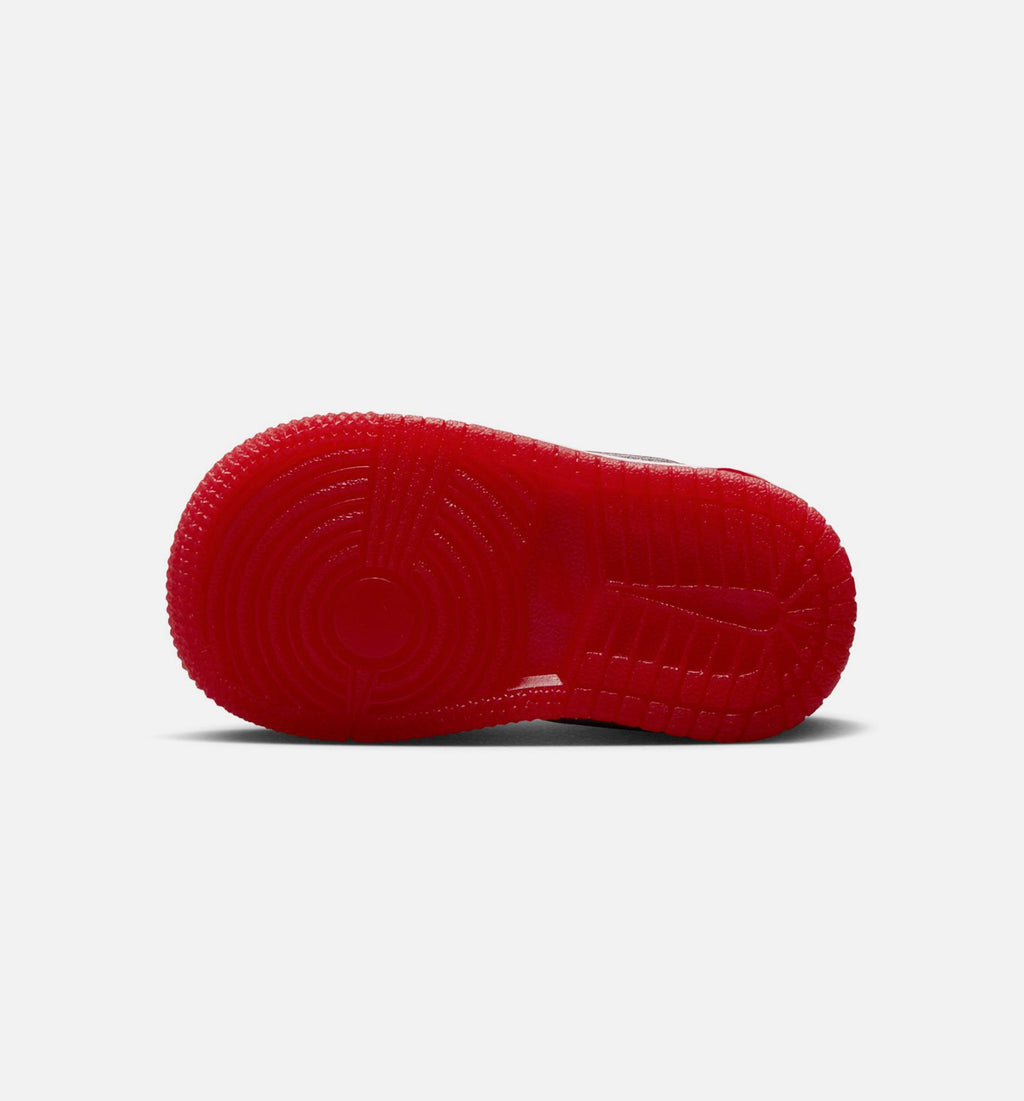 Air Jordan 1 Retro High OG Nails And Grails 婴幼儿高帮运动鞋 | 大学红 x 金属银