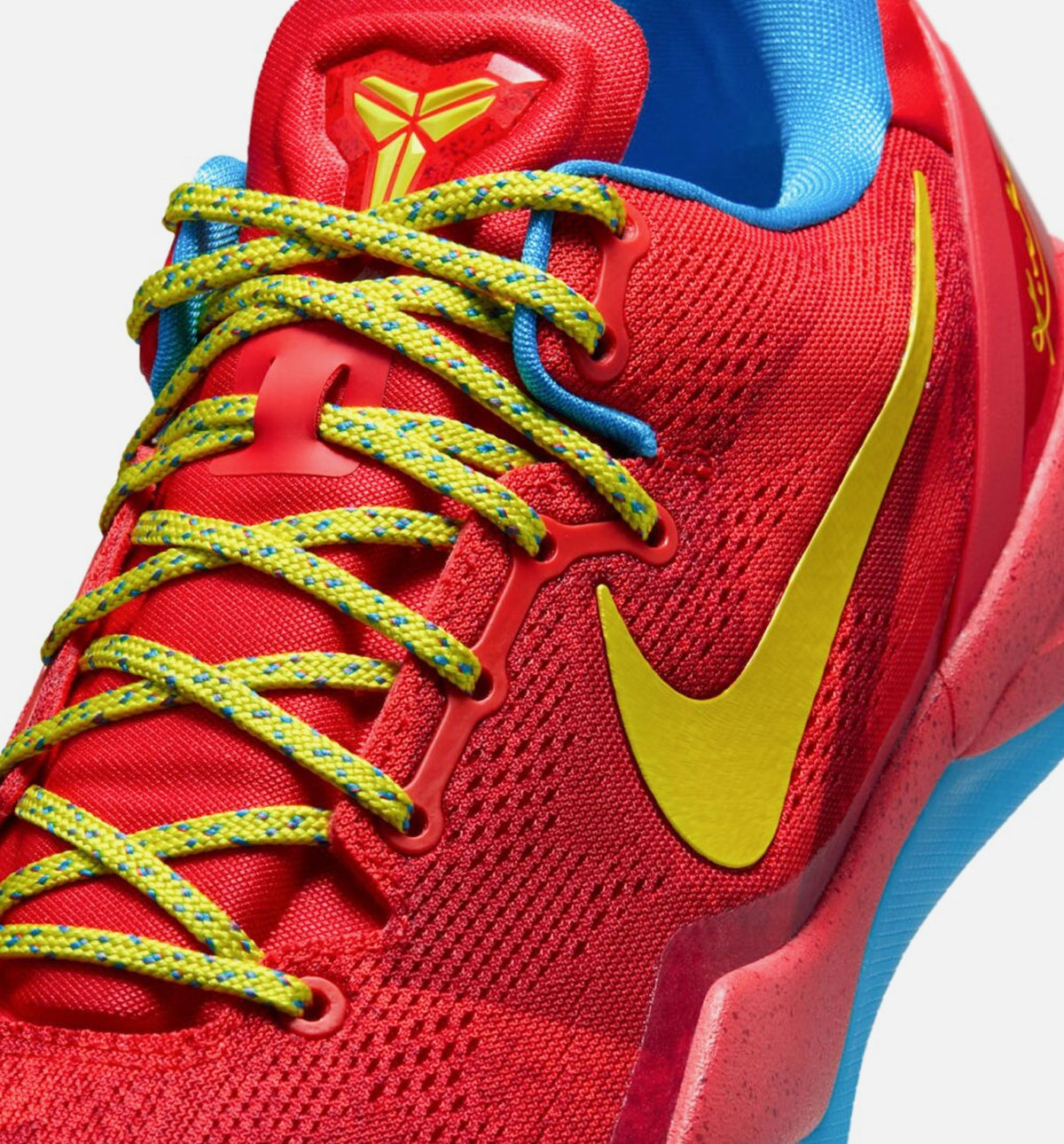 Kobe VIII Protro Year Of The Horse 男款运动鞋 | 淡红/鲜蓝/亮黄配色
