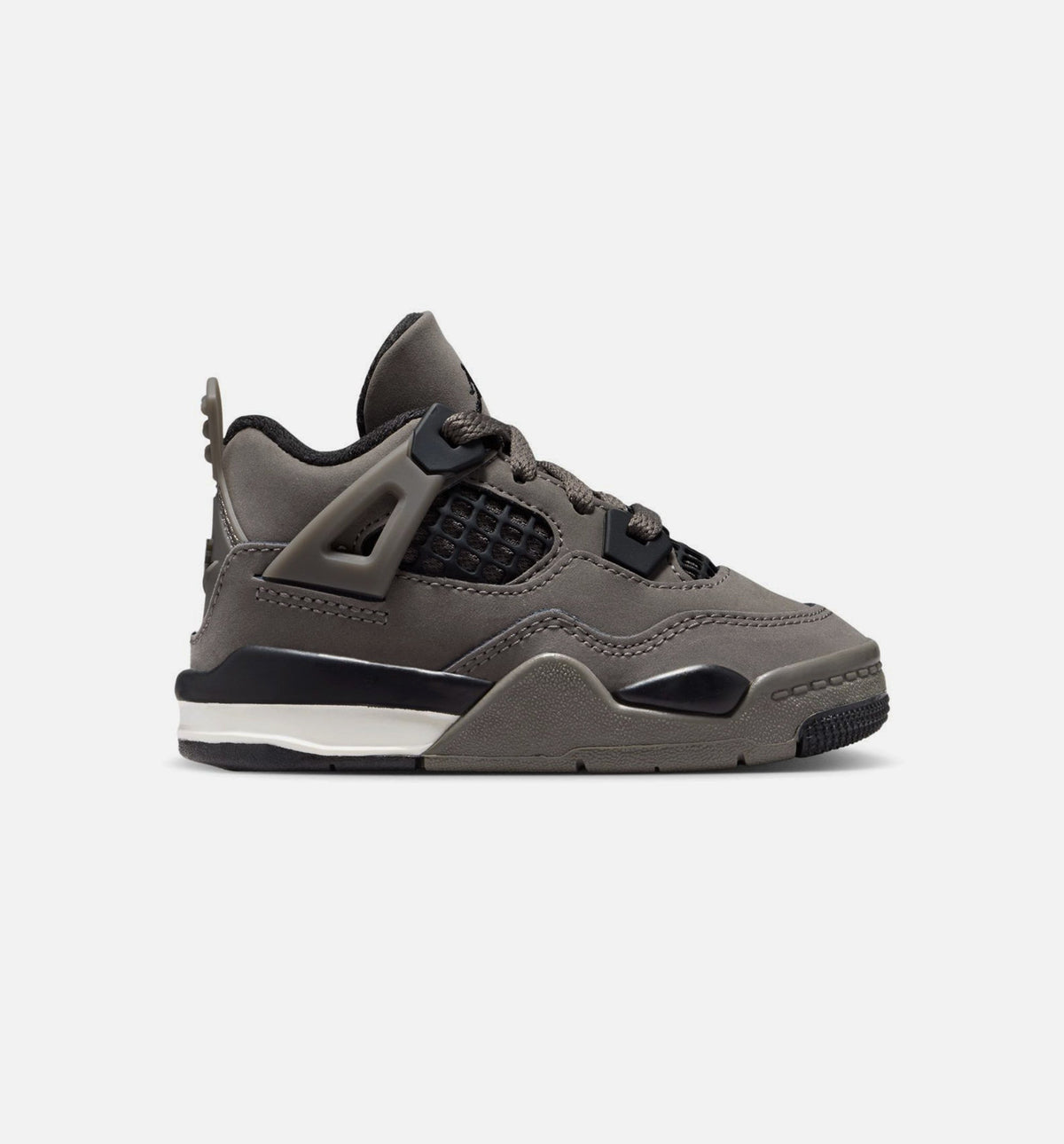 Air Jordan 4 Retro Cave Stone And Black 婴幼儿运动鞋 | 洞石/黑/月粒配色