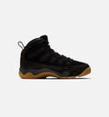 Air Jordan 9 Retro 男款生活方式靴子 - 黑色橡节棕浅棕色