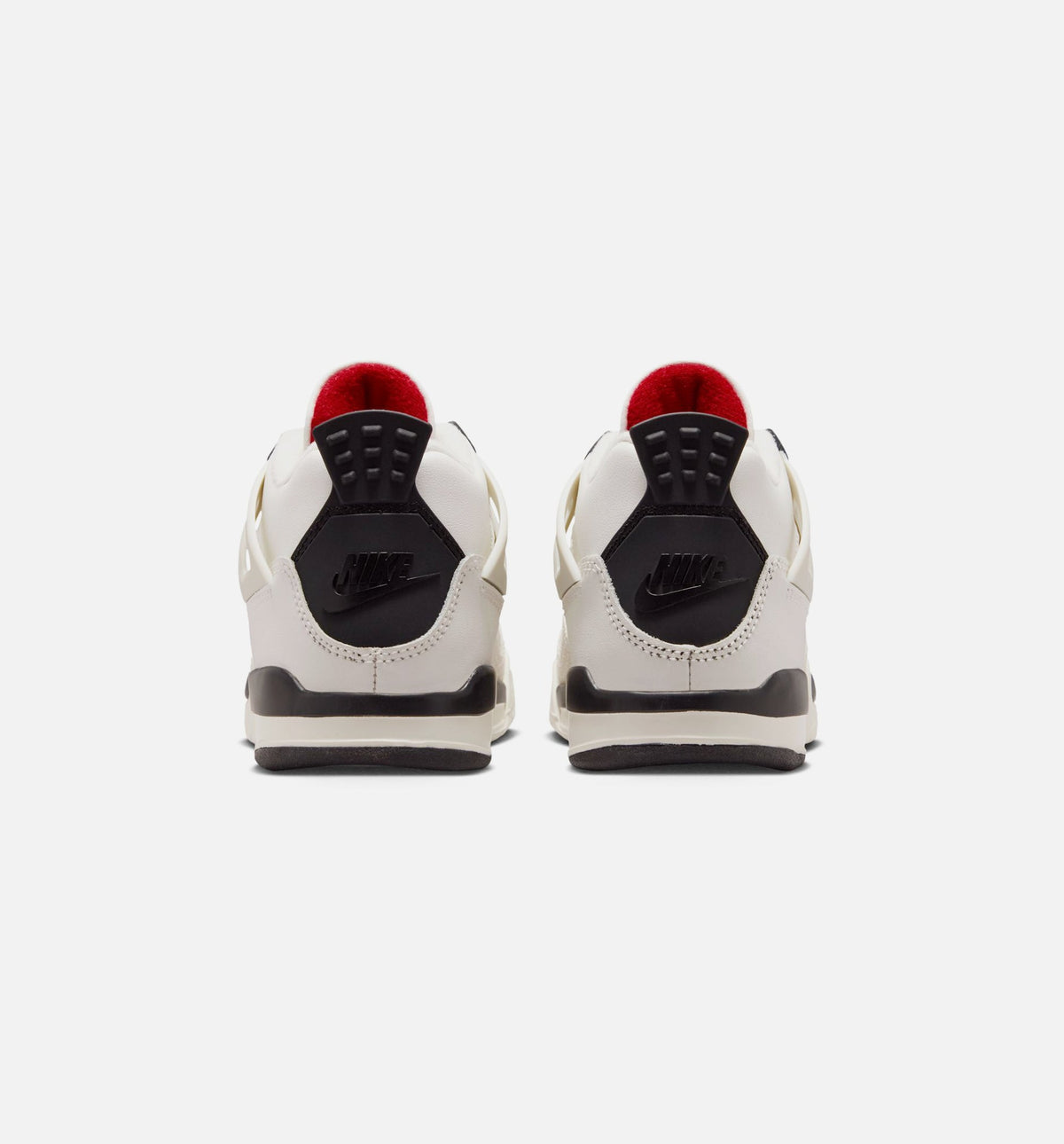 Air Jordan 4 Retro Flight Club 小幼儿运动鞋 | 帆白/黑/大学红配色