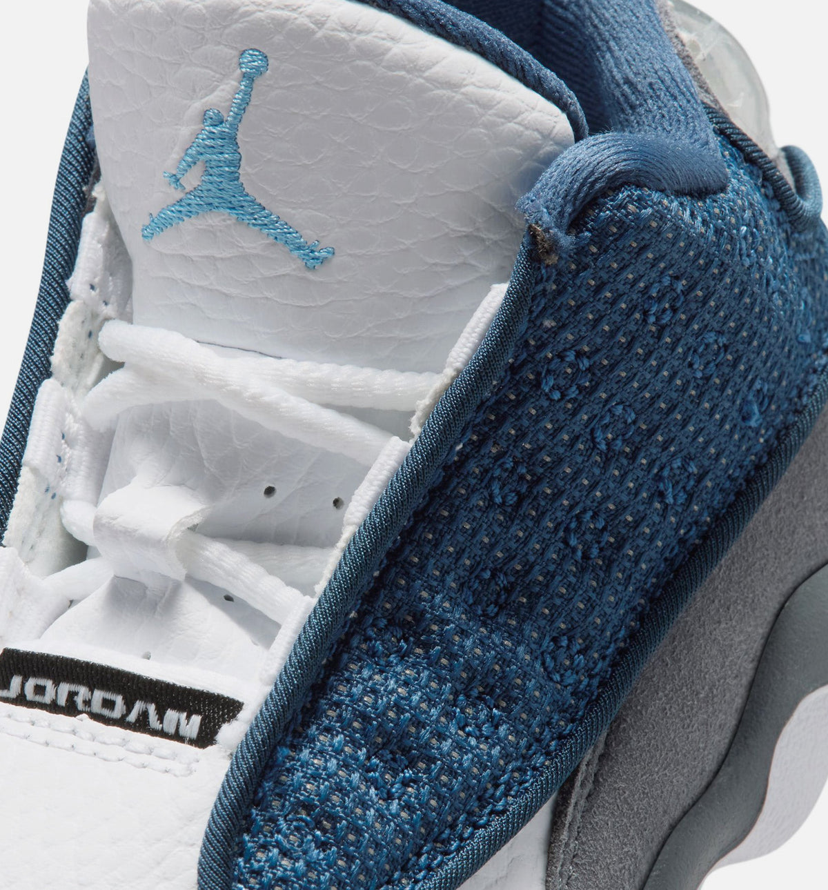 Air Jordan 13 Retro 海军蓝 婴幼儿生活方式运动鞋 - 深蓞大学蓝燧石灰白色